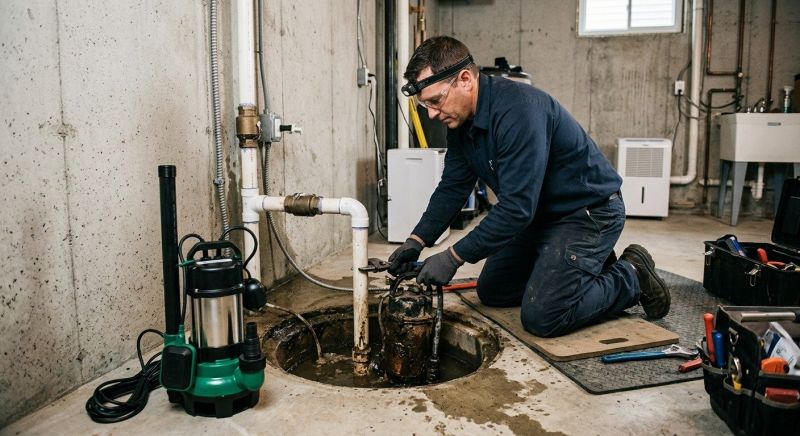 Sump Pump Installation in Framingham, MA